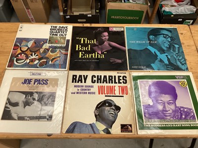 Lot 2243 - LP's collection of Jazz records in one box and one case (2)