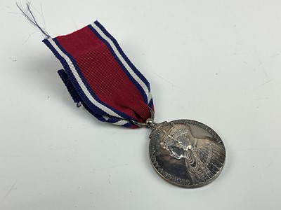 Lot 570 - Local interest- George VI Silver Jubilee medal 1935, named to A/SGT. E. Ward. Colchester Police.