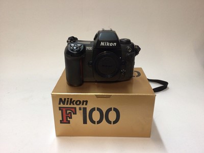 Lot 2358 - Nikon F100 digital SLR camera body in original box