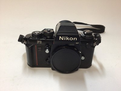 Lot 2361 - Nikon F3 HP 35mm SLR camera body with strap and lens cap