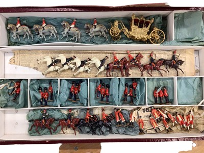 Lot 1888 - Britains Coronation display set No. 1477