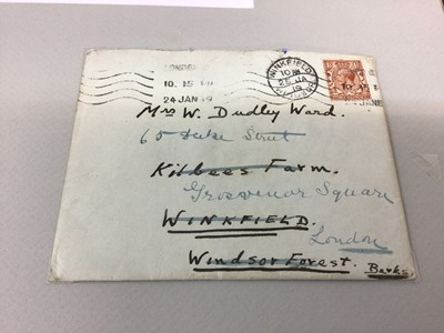 Lot 187 - H.R.H. Edward Prince of Wales (later H.M. King Edward VIII and Duke of Windsor)love letter to Freda Dudley Ward regarding death of Prince John