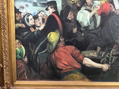Lot 297 - After Henry Nelson O'Neil - oil on canvas 'Home Again'