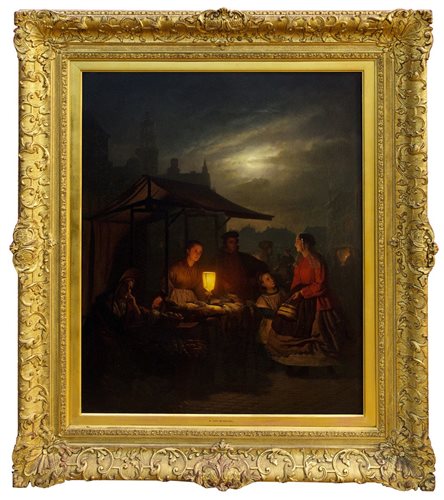 Lot 994 - Petrus Van Schendel (1806 - 1870), oil on...