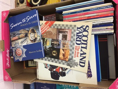 Lot 594 - Books- Large collection of Police and crime related books to include Essex Police and others (7 boxes)