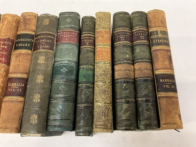 Lot 1700 - Sir William Jardine, The Naturalist's Library, 15 Vols. in total including Birds of Great Britain and Ireland Vols 1, published 1838, all volumes with hand coloured plates