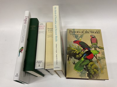 Lot 1702 - Joseph Foreshaw - Parrots of the World, first edition, Landsdowne 1973, folio, together with five further works