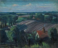 Lot 998 - Paul Earee (1888 - 1968), oil on canvas -...