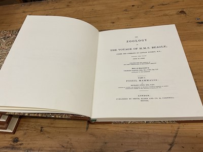 Lot 1711 - Charles Darwin - The Zoology of the Voyage of H.M.S. Beagle, in four volumes, London: Commemorative Facsimile Edition, 1994, numbered 67 of 1000, authenticated by The Royal Geographical Society. Qu...