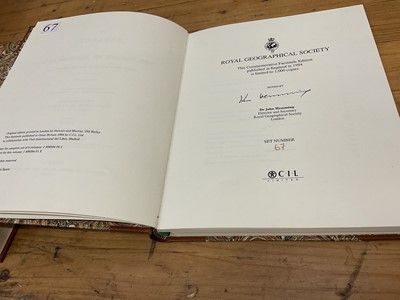 Lot 1711 - Charles Darwin - The Zoology of the Voyage of H.M.S. Beagle, in four volumes, London: Commemorative Facsimile Edition, 1994, numbered 67 of 1000, authenticated by The Royal Geographical Society. Qu...