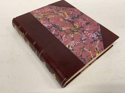 Lot 1714 - Colonel M J Godfrey - Monograph & Iconograph of Native British Orchidaceae, Cambridge University Press, 1933, with 57 chromolithographic plates after Hilda M Godfrey, modern quality half calf bindi...