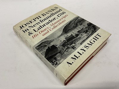 Lot 1712 - A. M. Lysaght - Joseph Banks in Newfoundland and Labrador 1766, 1st.ed. 1971, London, 4to, with dust jacket