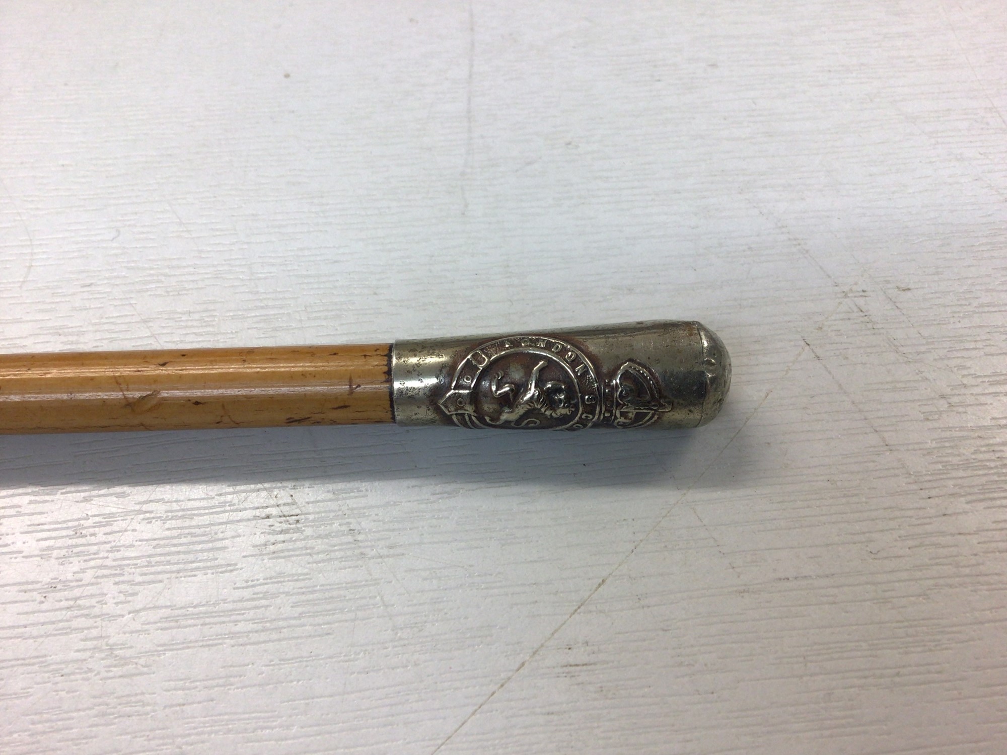 Lot 524 - London Scottish swagger stick, Gordon