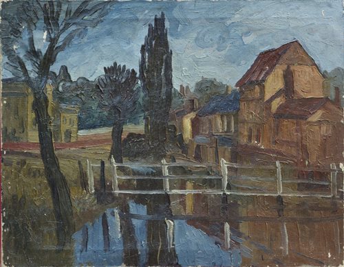 Lot 1002 - Paul Earee (1888 - 1968), oil on canvas - 'The...