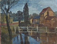 Lot 1002 - Paul Earee (1888 - 1968), oil on canvas - 'The...