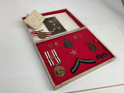 Lot 605 - George V Special Constabulary Long Service medal named to Clark Ashworth, in case with badges, together with a George VI Special Constabulary Long Service medal named to Reginald C W Pearce.