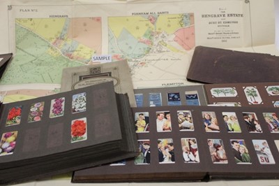 Lot 1482 - Stamps World selection and cigarette cards in large box.
