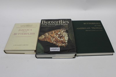 Lot 1736 - Bernard D'Abera - Butterlies of the Afrotropical Region, Landsdowne Publications, 1980, together with collection of books relating to butterflies (1 box)