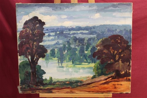 Lot 1010 - Paul Earee (1888 - 1968), oil on canvas -...
