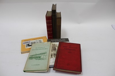 Lot 1741 - Two boxes of books East Anglian interest