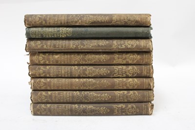 Lot 1742 - Dugdales England and Wales, Delineated with maps and plates, 8 of 10 vols, original cloth