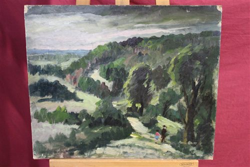 Lot 1012 - Paul Earee (1888 - 1968), oil on canvas laid...