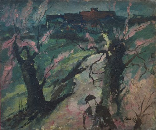 Lot 1013 - Paul Earee (1888 - 1968), oil on board -...