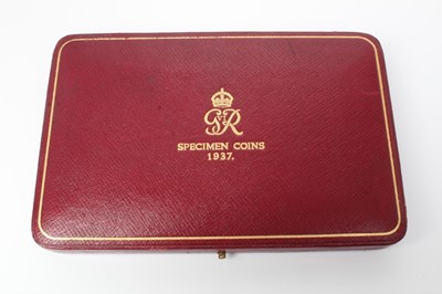 Lot 228 - G.B. - George VI fifteen coin proof set 1937 Crown to Farthing, including Maundy F.D.C. (N.B. In case of isse) (1 coin set)