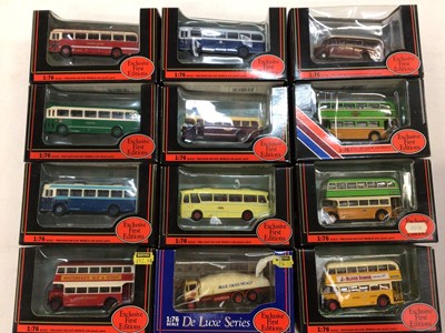 Lot 1979 - Diecast boxed selection of E.F.E, model buses (25)