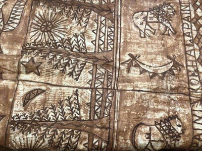 Lot 2132 - Tongan Tapa cloth wall hanging