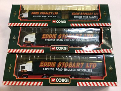 Lot 1893 - Diecast boxed selection of Eddie Stobart models and accessories (Qty)