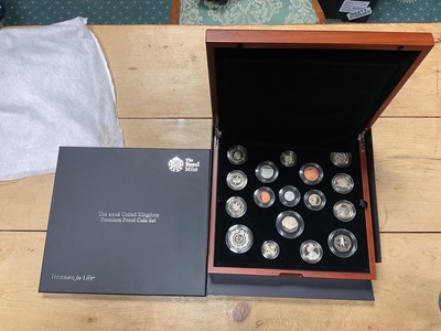 Lot 239 - G.B. - Royal Mint Premium proof sixteen coin set 2016 (N.B. Cased with Certificate of Authenicity) (1 coin set)