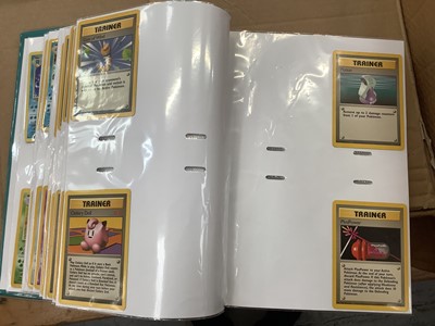 Lot 1521 - Pokémon cards to include rare base set Wizards of the coast Charizard 4/102 in very good condition with fourteen other Holographic Cards and others