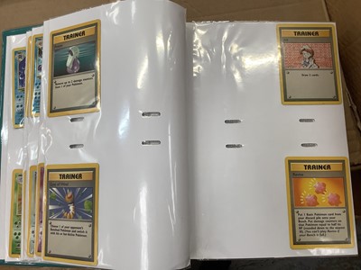 Lot 1521 - Pokémon cards to include rare base set Wizards of the coast Charizard 4/102 in very good condition with fourteen other Holographic Cards and others