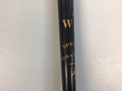 Lot 609 - William IV painted Special Constable truncheon with WR IV cipher and gilt legend by Parker Holborn 45cm