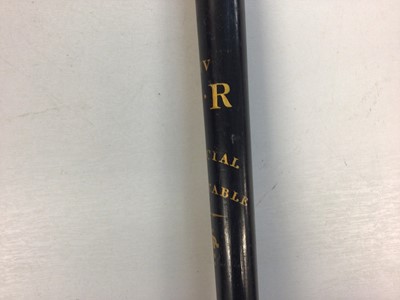 Lot 609 - William IV painted Special Constable truncheon with WR IV cipher and gilt legend by Parker Holborn 45cm