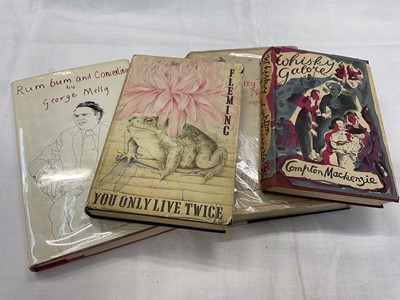 Lot 1766 - Ian Fleming - You Only Live Twice. 1964 first edition, with dust jacket, together with Compton Mackenzie - Whisky Galore, first edition, also Clifford Baz - Pretty Little Nell, signed and inscribed...