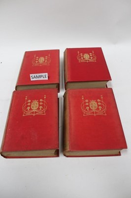 Lot 1777 - The Collected Works of Charles Dickens, the Imperial Edition, original red cloth with gilt tooled upper board and spine and gilt lettering to spine, with illustrations by various artists, works com...