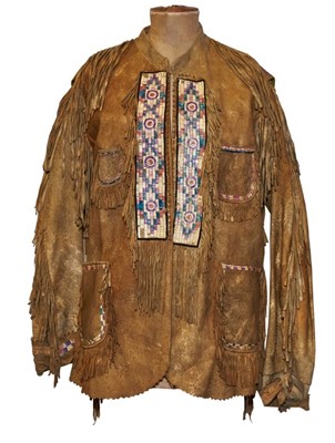 Lot 793 - Rare Sioux hide jacket, circa 1880