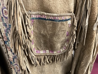 Lot 793 - Rare Sioux hide jacket, circa 1880