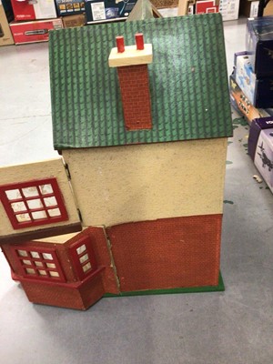 Lot 1972 - Wooden Child's Dolls House constructed at Severalls Hospital, Colchester, probably 1950s - 60s period