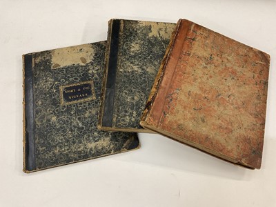 Lot 1791 - Three early books of Naval signals for the use of His Majesty's Fleet, including Night and Fog signals, General Signals, Voculary signals, all 1827