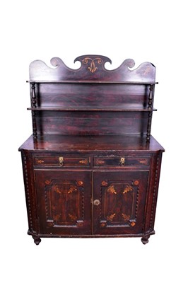 Lot 1360 - Regency grained chiffonier