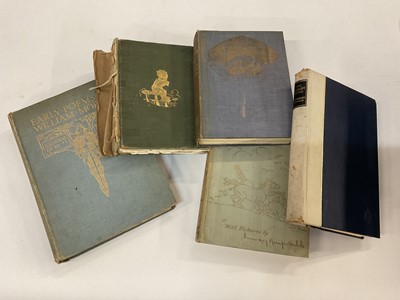 Lot 1793 - Somerset Maugham - The Vagrant Mood. Heinemann, 1952, Limited edition, 290/500 Signed by Maugham, together with Early Poems of William Morris, illustrated by Florence Harrison, 1914, and other illu...