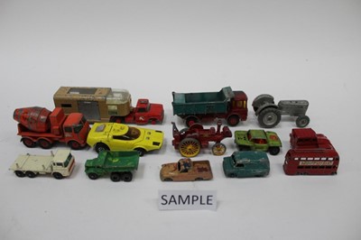 Lot 1833 - Two boxes of model vehicles