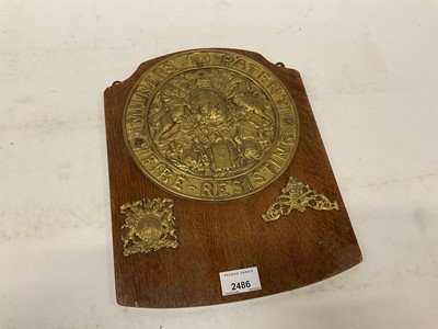 Lot 2486 - Millers' Patent Safe plaque