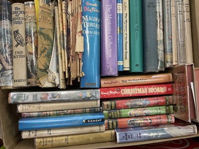 Lot 1798 - Extensive collection of Enid Blyton publications, including some first editions - some with facsimile dust jackets (4 boxes)