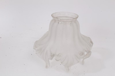 Lot 1384 - Antique brass ceiling light