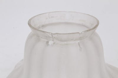 Lot 1384 - Antique brass ceiling light