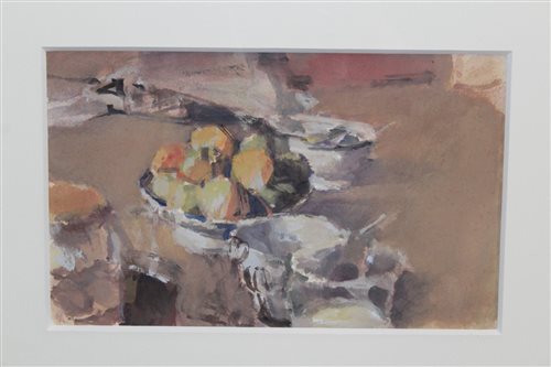 Lot 1033 - *Dick Lee (1923 - 2001), gouache - After Lunch,...